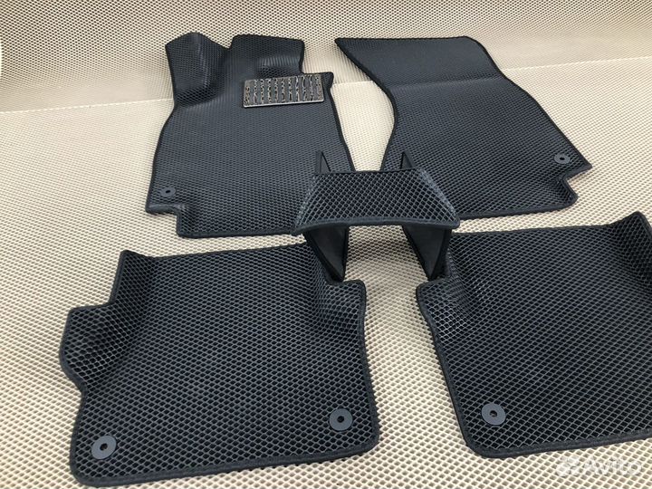 Коврики EVA (ева) Audi A6 C7 + подпятник