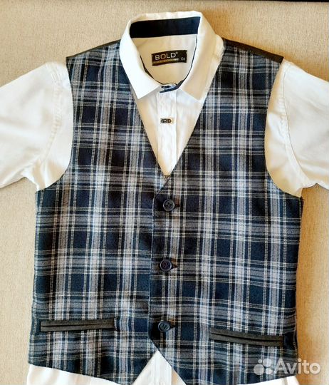 Школьная форма для мальчика пакетом 134-140