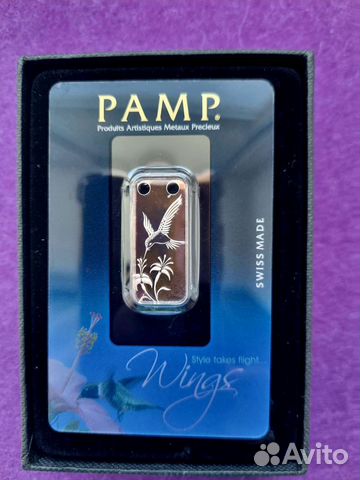 Монета-кулон Колибри, 1 доллар,ниуэ