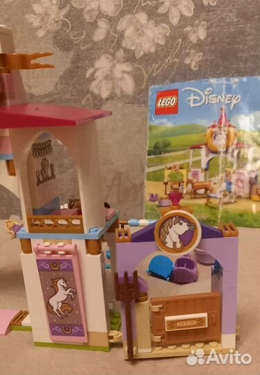 Lego 43195 disney princess рапунцель конюшня