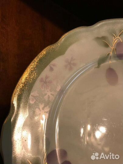 Антикварная тарелка Кузнецов