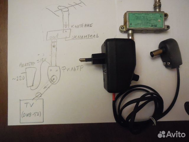 Антенный усилитель DVB-T2