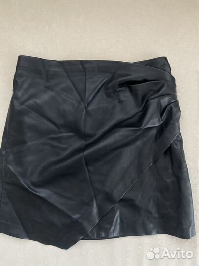 Юбка кожзам mango бу