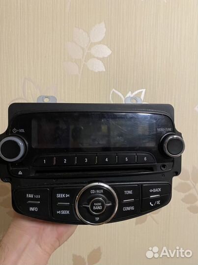 Магнитола родное на shevrole kruz