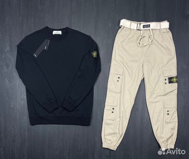 Костюм свитшот и джогеры Stone Island