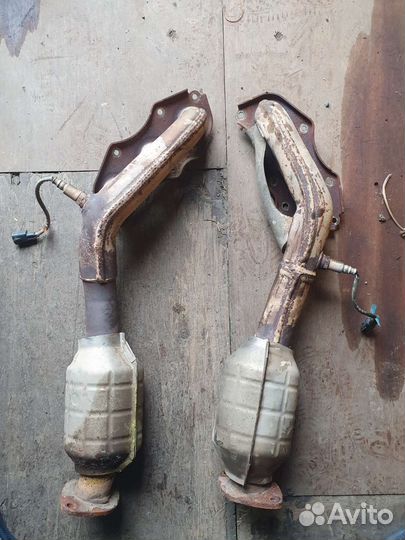 Выпускной коллектор 3gr с катализатором