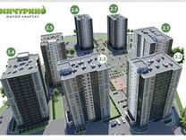 2-к. квартира, 56,3 м², 6/17 эт.