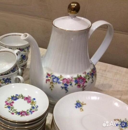 Сервиз чайный гдр на 6 персон