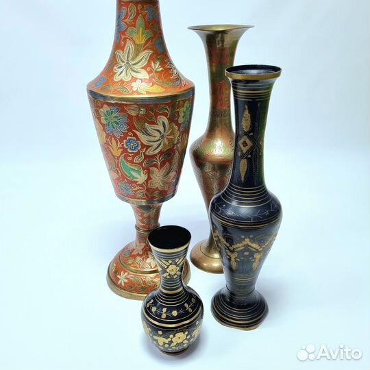 Вазы индия латунь