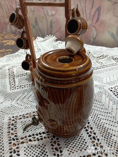 Коньячный набор керамический на подставке