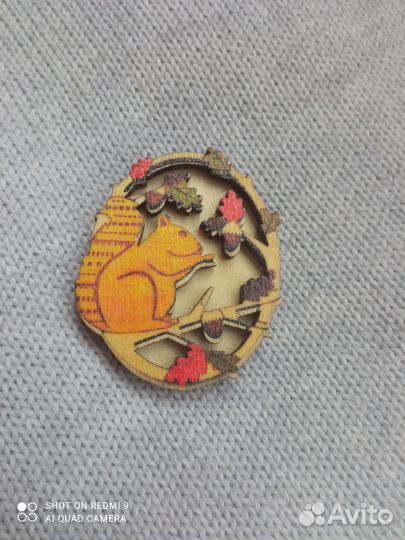 Брошь Значок Новый