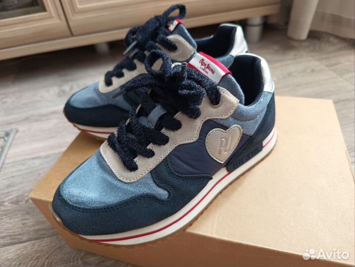 Кроссовки для девочки 33 размер Pepe jeans