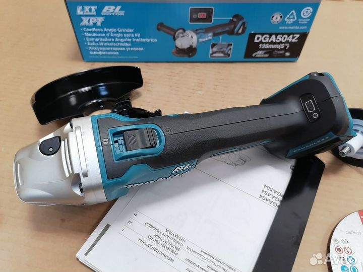 Аккумуляторная ушм Makita DGA504z (новая)