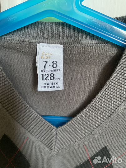 Джемперы Zara на мальчика 7-8 лет 128 см
