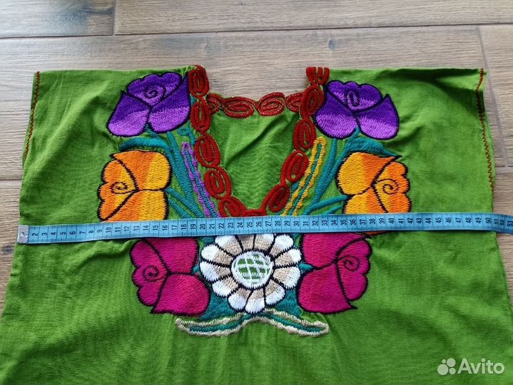 Блузка из региона Чипаса мексика блузка хлопок выш