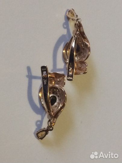 Серьги золотые