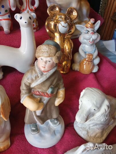 Статуэтки фарфор. Песочное. Дулево. лфз