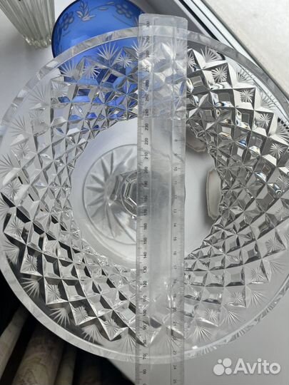 Ваза хрустальная СССР высокая