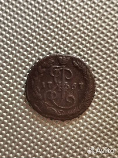 Денга 1767 года км