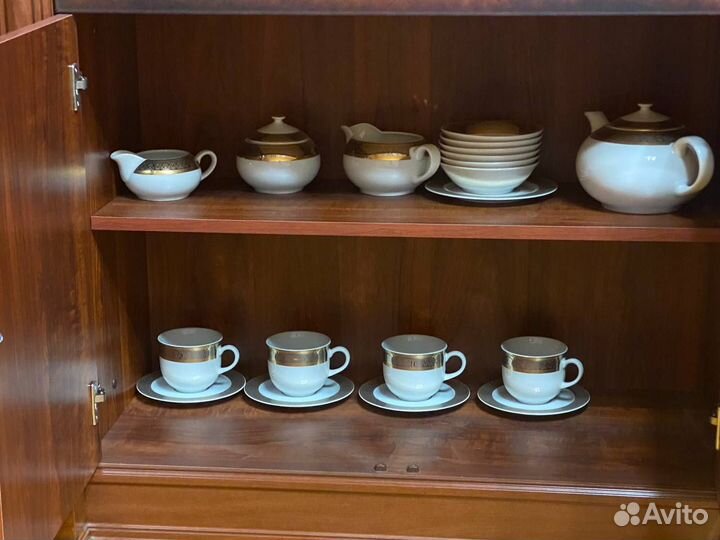 Посуда Thun Опал платина с золотом (Чехия)