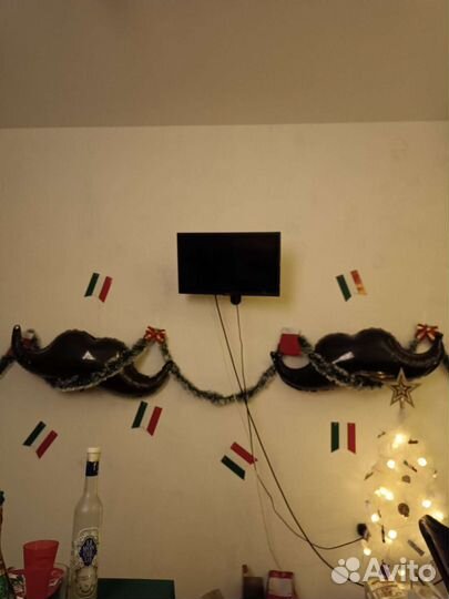 Шары усы 88 см комплект