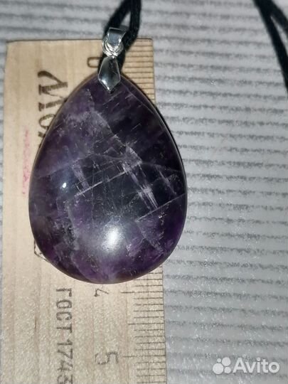 Кулон с аметистом