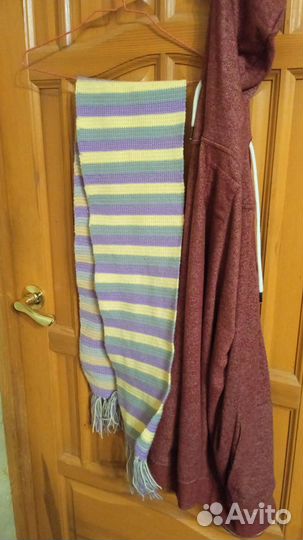 Шарф ручной работы)