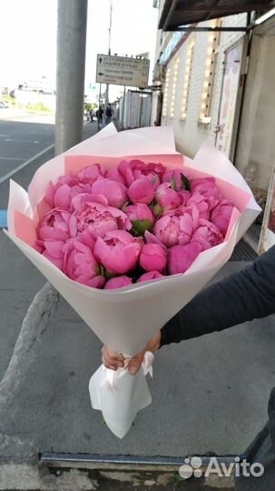 101 роза букеты цветы розы 25 51 151 пионы