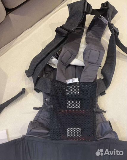 Кенгуру babybjorn one чёрный хлопок