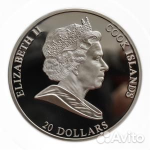 О-ва Кука 2010. Три богатыря. Ag999 93.3 гр