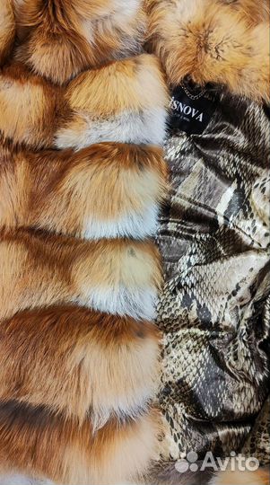 Натуральная шуба, лиса, состояние хорошее