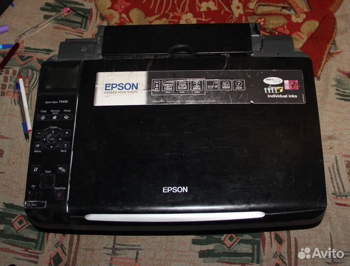 Цветной принтер-сканер мфу epson TX 410