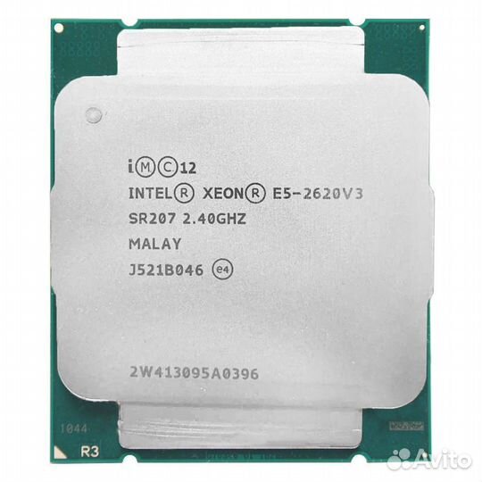 Intel xeon E5-2620V3 (2011V3, 2.4GHz, L3 15Mb)
