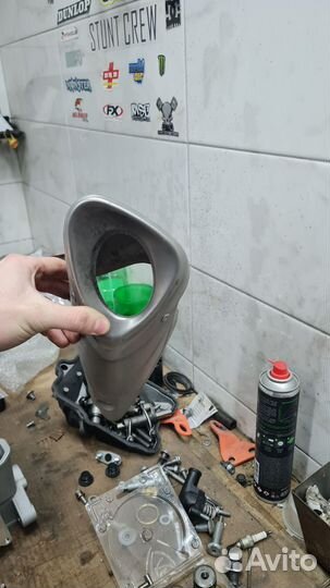 Накладка на выхлоп yamaha MT 09