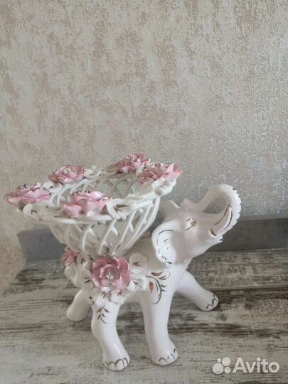 Конфетница слон, лепка