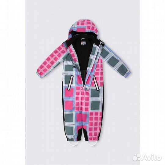 Комбинезон Oldos утепленный Бэй (фуксия с незабудковым), р. 104