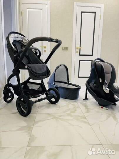 Коляскa еgg 2в1+ Aвтoлюлька Сybех + Бaзa Isofix