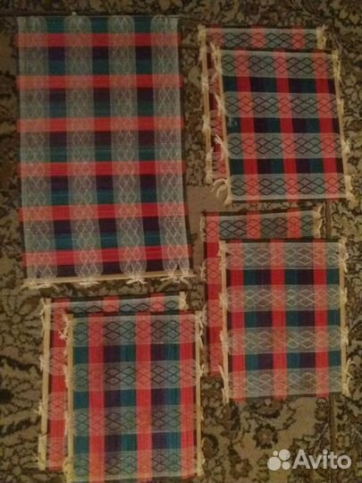 Бамбуковые салфетки под горячее 80х годов