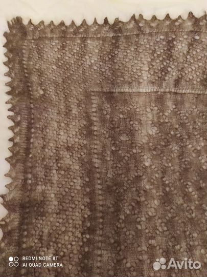 Оренбургский пуховый платок Паутинка 100х100 см