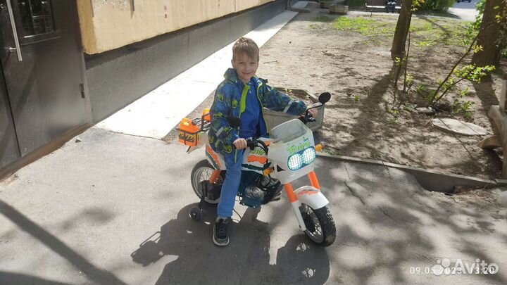 Детский электромотоцикл Peg perego desert tenere