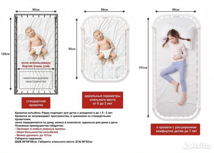 Детская кроватка с автокачанием