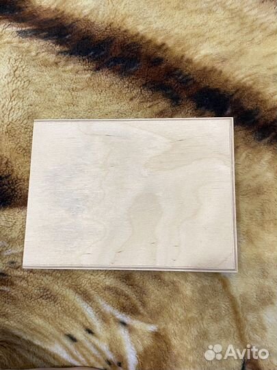 Деревянная шкатулка для хранения 17*13