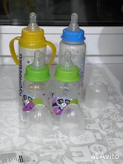 Бутылочки для кормления avent pigeon nuk chicco