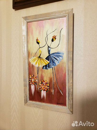 Интерьерная картина большая (внутри много работ)