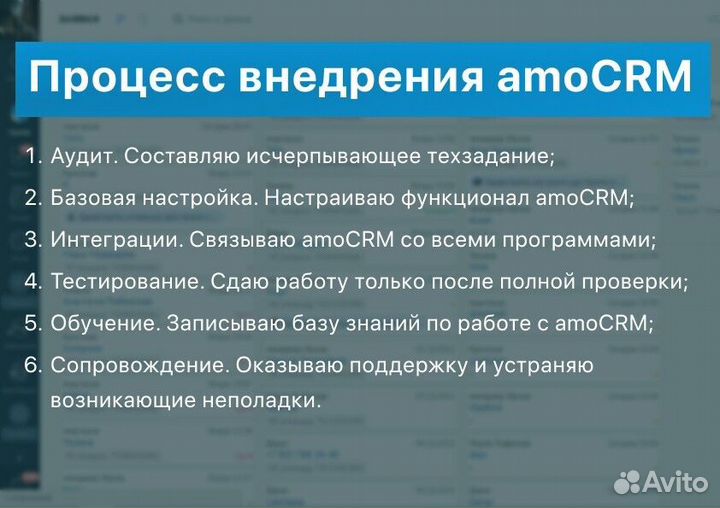 Внедрение и настройка amoCRM