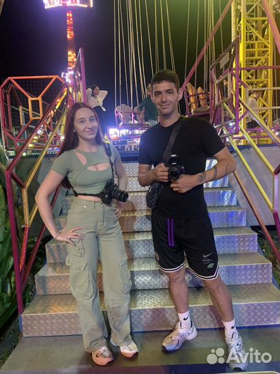 Фотограф в парк аттракционов