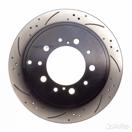 Диск торм.перф.лев.задн. toyota Land Cruiser(200) 4.5D-4.7 07, lexus LX570 07