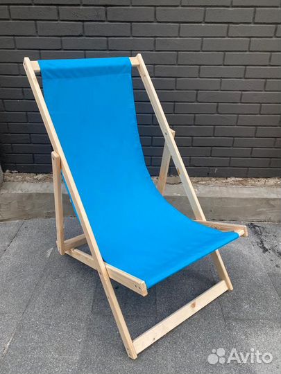 Шезлонг для дачи новый