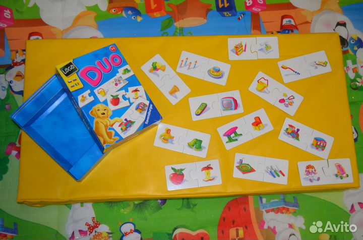 Детские игры-пазлы и домино