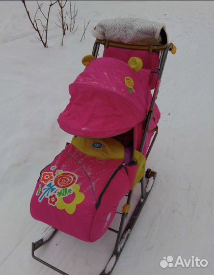 Коляска санки